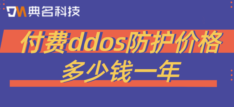 付费ddos防护价格多少钱一年