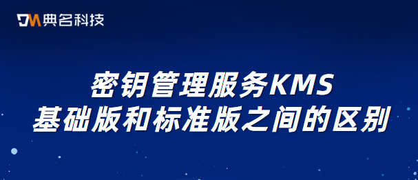 密钥管理服务KMS基础版和标准版之间的区别