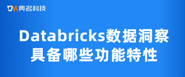 Databricks数据洞察具备哪些功能特性